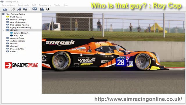 Sim Racing Online & Who is that guy? & Roy Cop