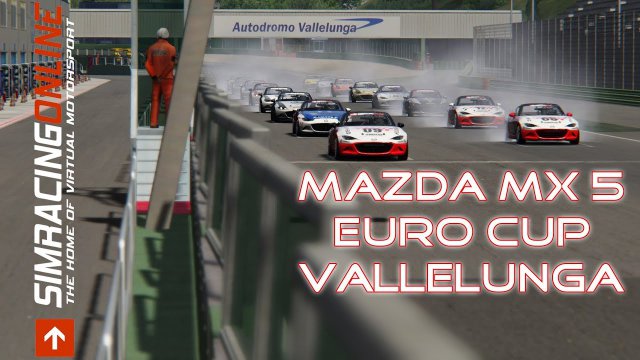 SRO Mazda MX5 Cup - Race 4 - Vallelunga - Assetto Corsa - Simracingonline.co.uk