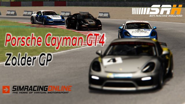 Porsche Cayman GT4 - Zolder GP - Assetto Corsa - SimRacingOnline.co.uk