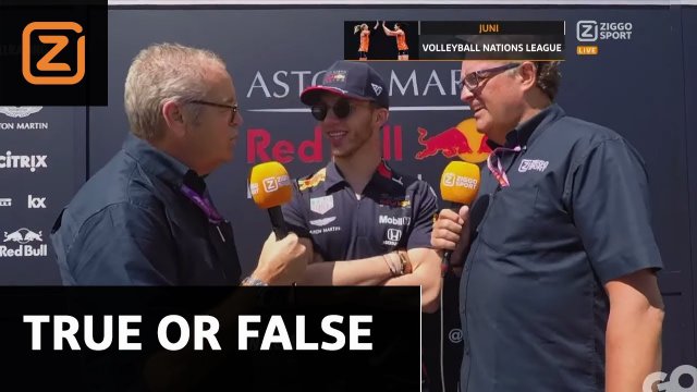 True or False met Pierre Gasly | Formule 1 2019