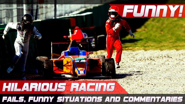 FUNNY RACING! Best of Fails, Hilarious Situations and Commentaries of 2016-2019 Compilation