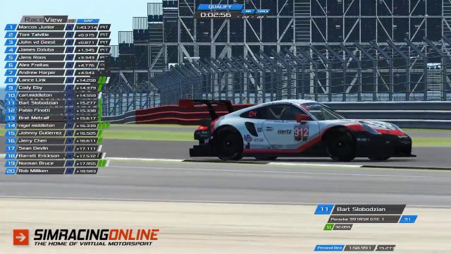 SimRacingOnline G.E.A.R. Multiclass Endurance Pack LIVE! - Silverstone