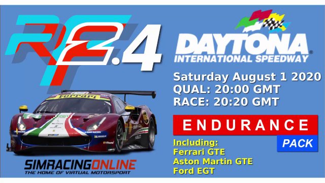 rFactor 2 | Endurance Pack | Daytona Road Course event promo