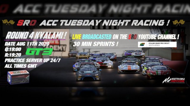 SimRacingOnline | FKR Tuesday Night Racing | R4: Kyalami