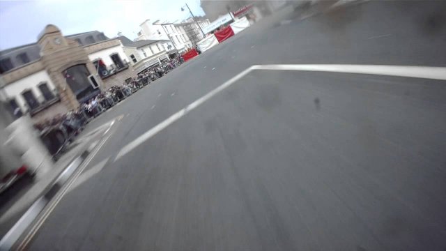 THE MORECAMBE MISSILE!! John McGuinness - TT 2015 - On Bike  Lap - Senior Race - Lap 1