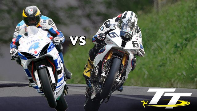 GUY MARTIN vs MICHAEL DUNLOP Isle of Man TT RACES