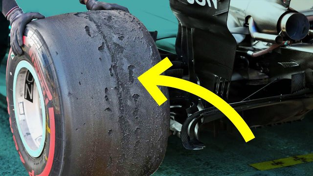 How Formula 1 Cars Boil Rubber