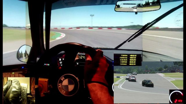 rf2 - Nurburgring - DTM 1991 BMW M3 - Simracing Online race