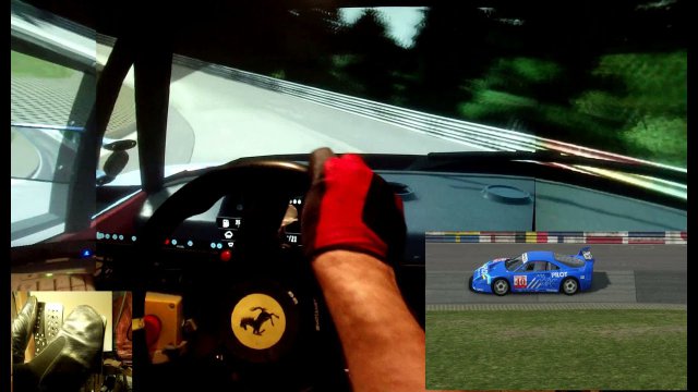 rf2 - Nordschleife - Ferrari F40 LM - Simracing Online test