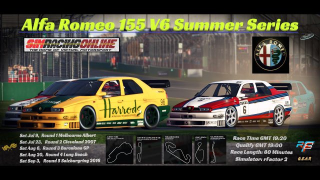 SRO rF2 Alfa Romeo 155 V6 Summer Series Round 2