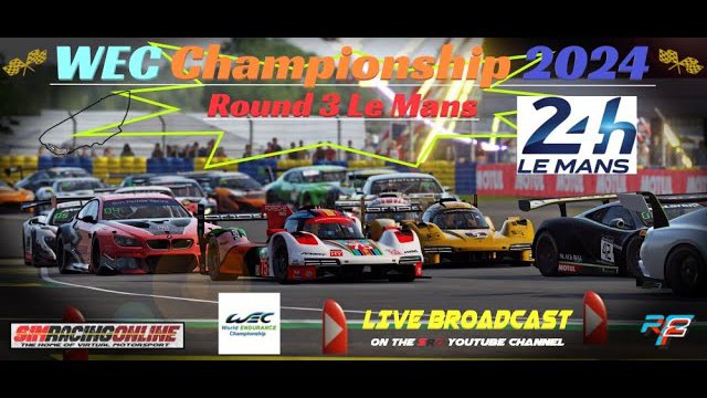 SRO WEC Championship 2024 ROUND 3 Le Mans