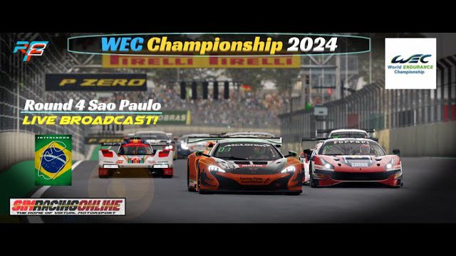 SRO WEC Championship 2024 ROUND 4 Interlagos