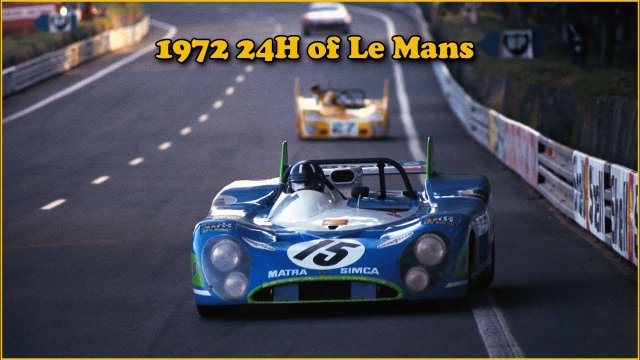1972 24H of Le Mans (Rare French Film)
